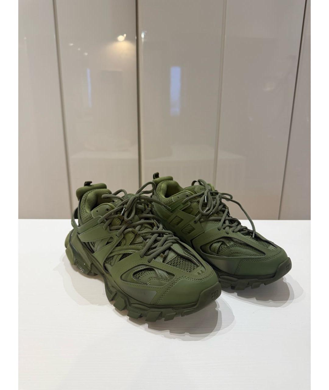 BALENCIAGA Хаки низкие кроссовки / кеды, фото 5