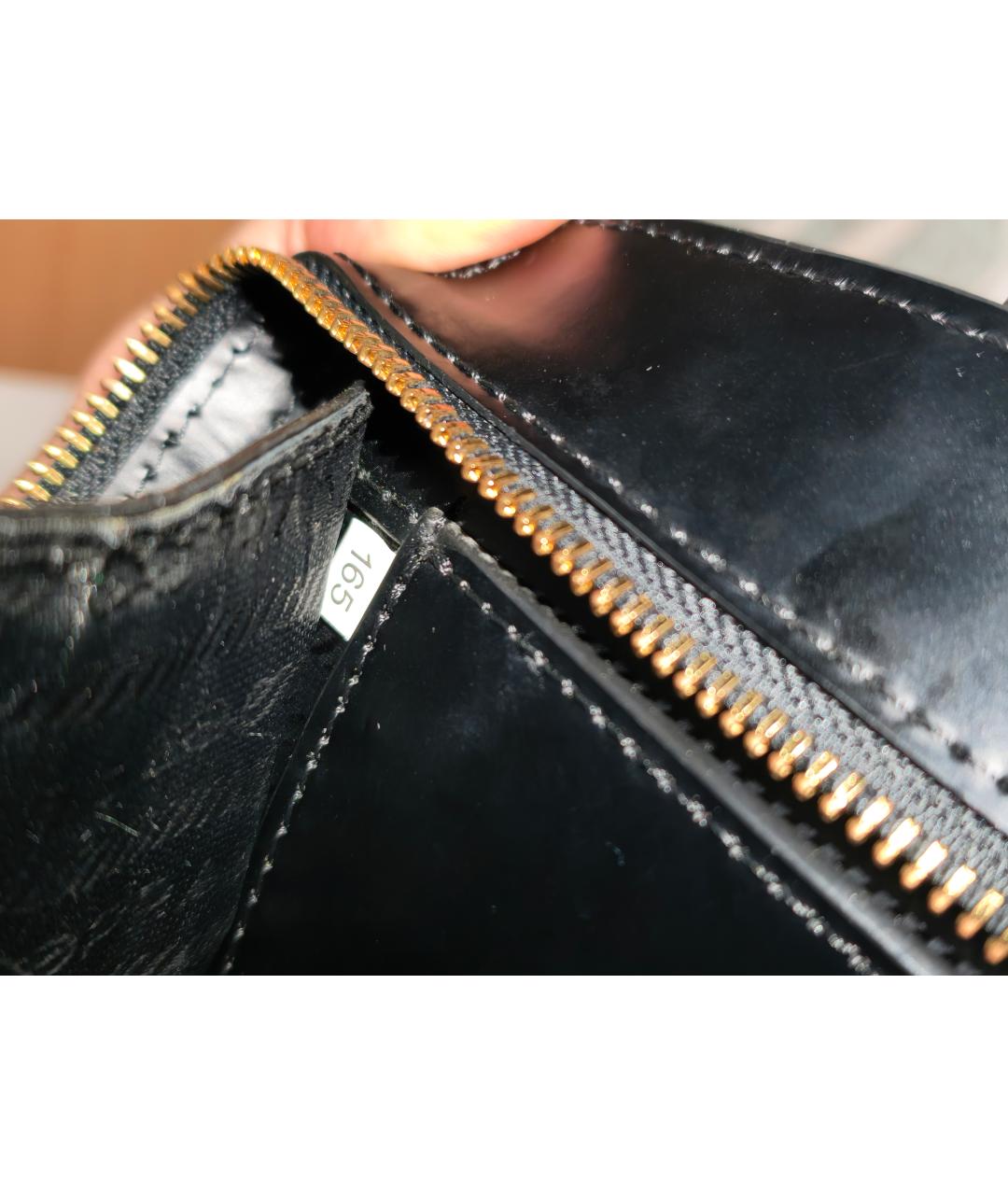 PRADA Черная кожаная сумка с короткими ручками, фото 7