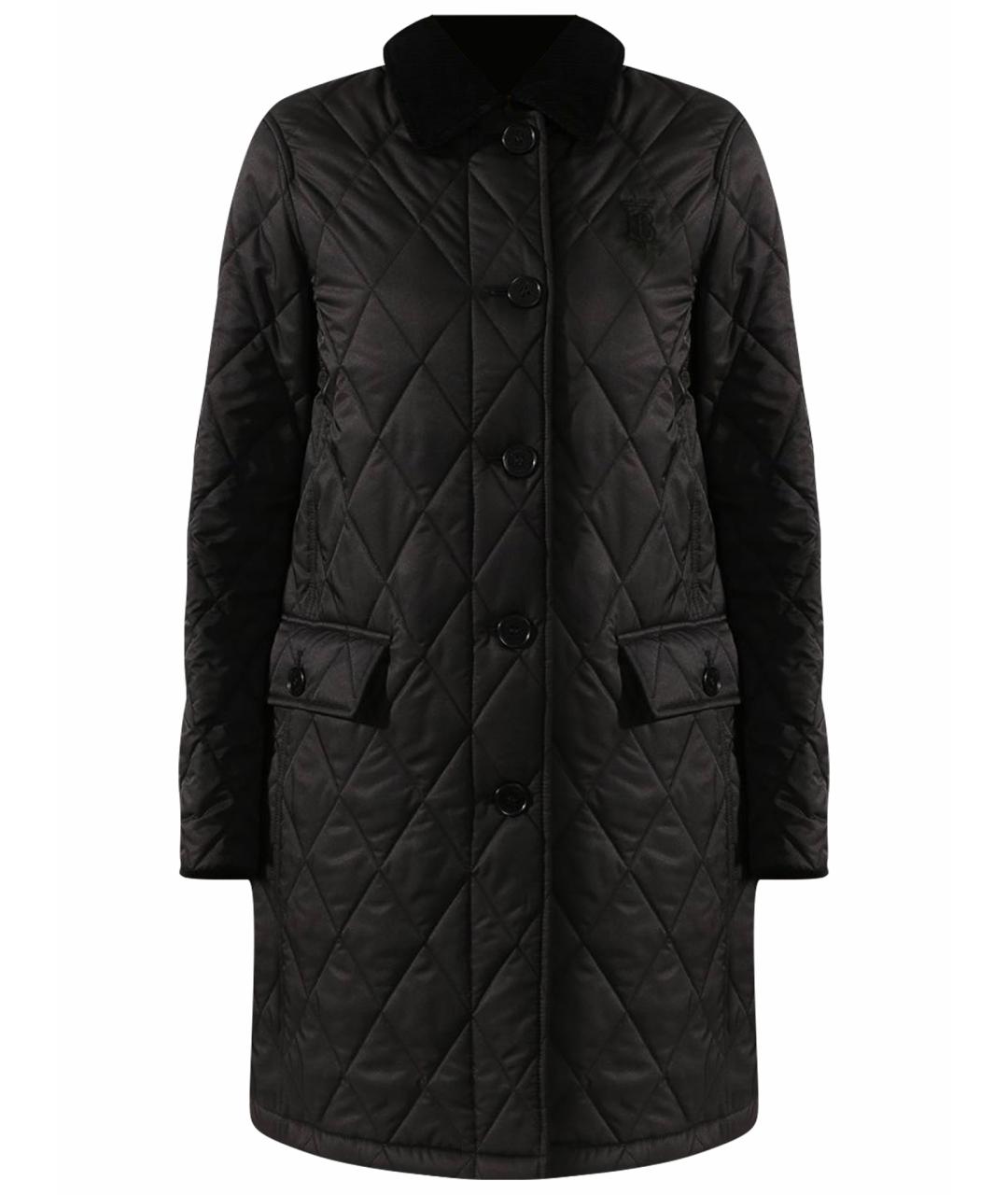 BURBERRY Черная хлопковая куртка, фото 1