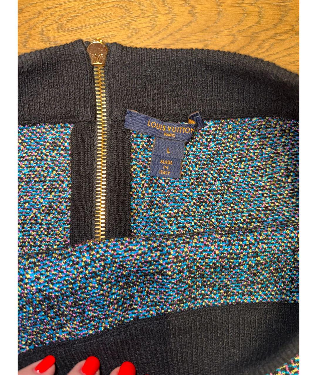 LOUIS VUITTON Бирюзовый костюм с юбками, фото 6