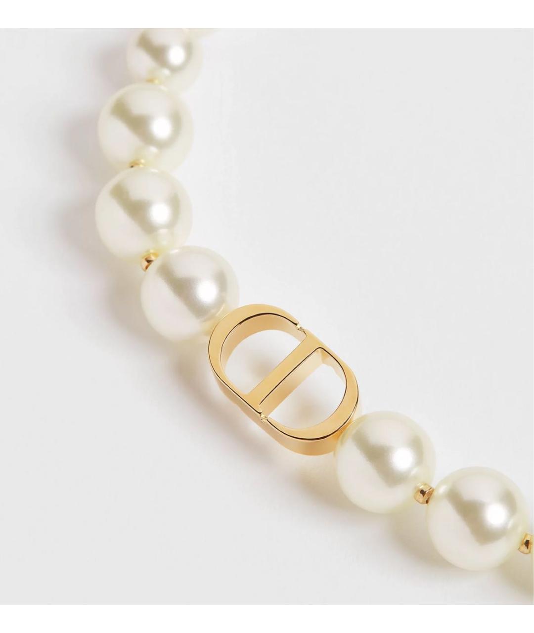 CHRISTIAN DIOR Золотое жемчужное колье, фото 4