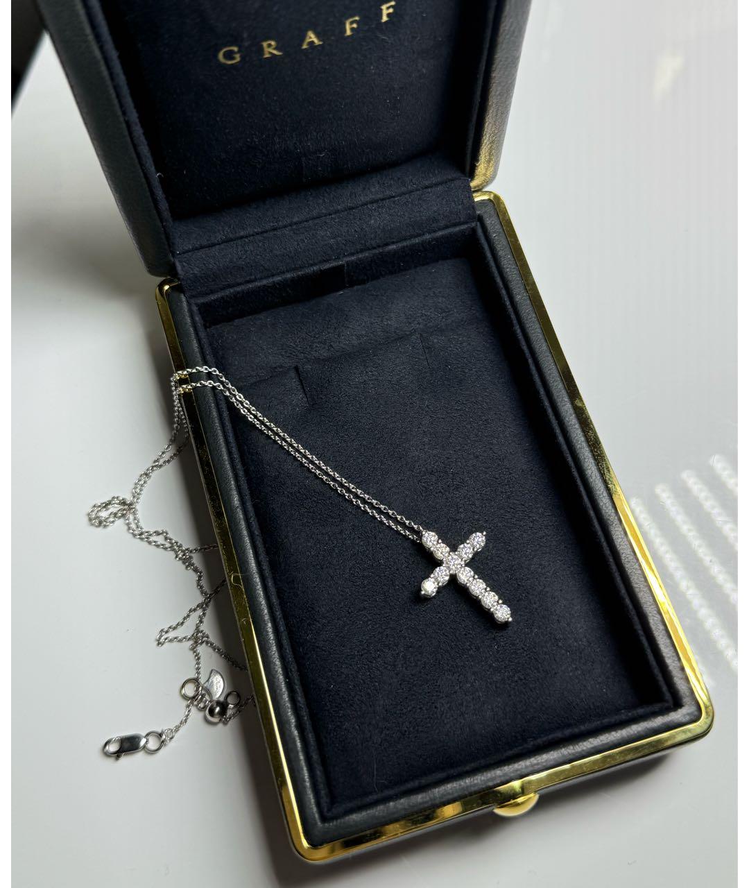 GRAFF Серебряное колье из белого золота, фото 8