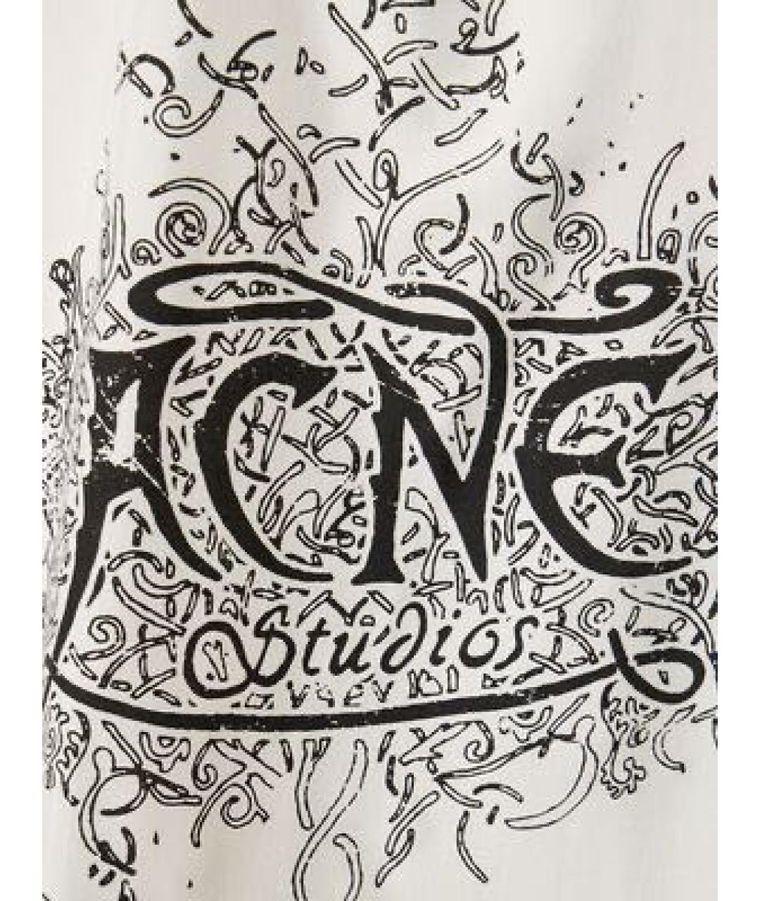 ACNE STUDIOS Белая вискозная рубашка, фото 8