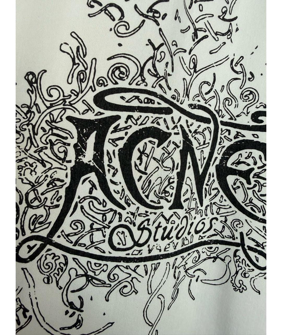 ACNE STUDIOS Белая вискозная рубашка, фото 4