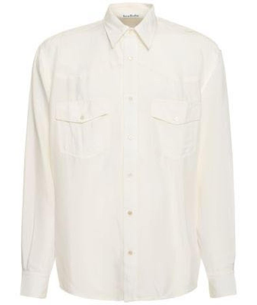 ACNE STUDIOS Белая вискозная рубашка, фото 1