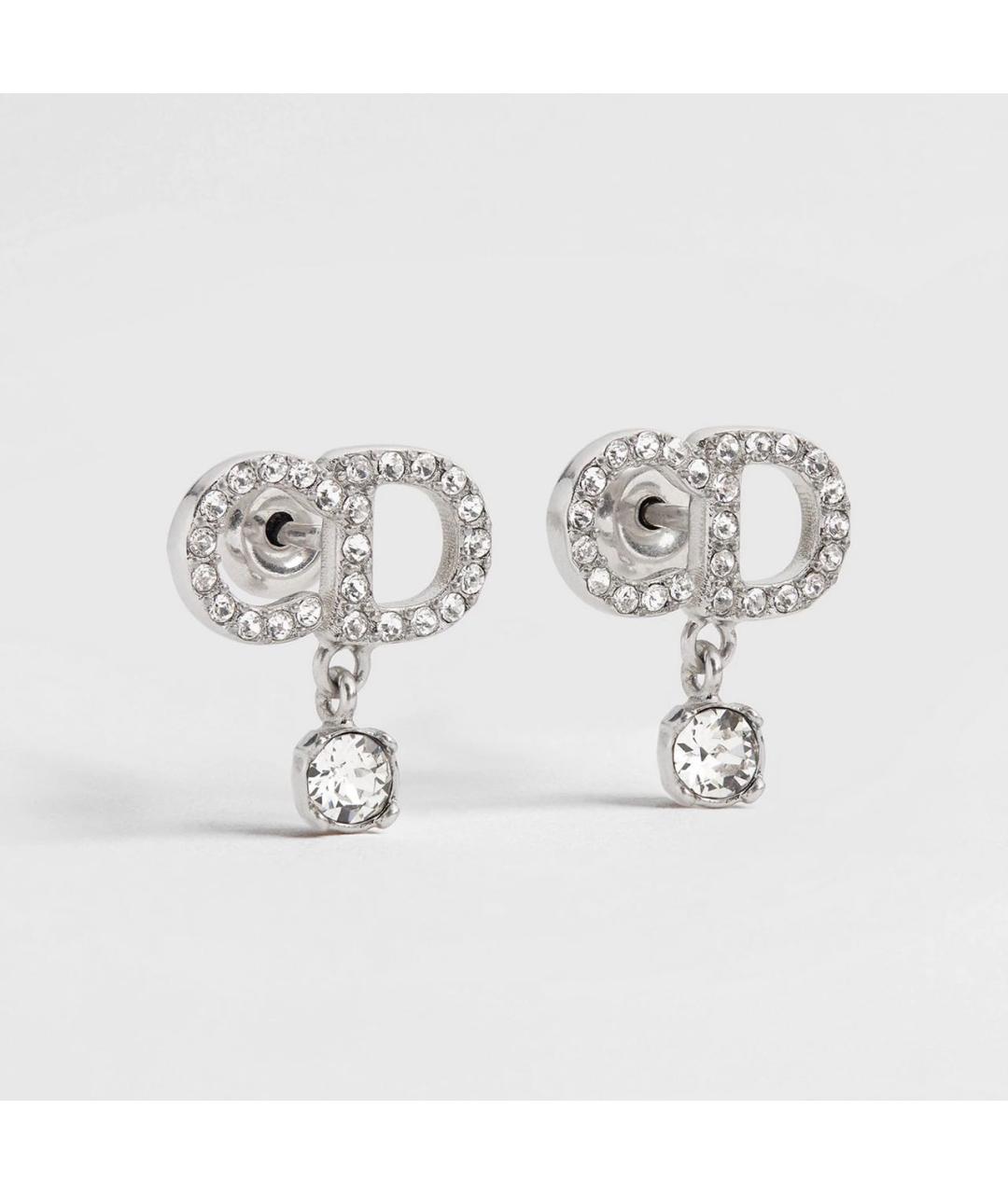 CHRISTIAN DIOR Серебряные металлические серьги, фото 5