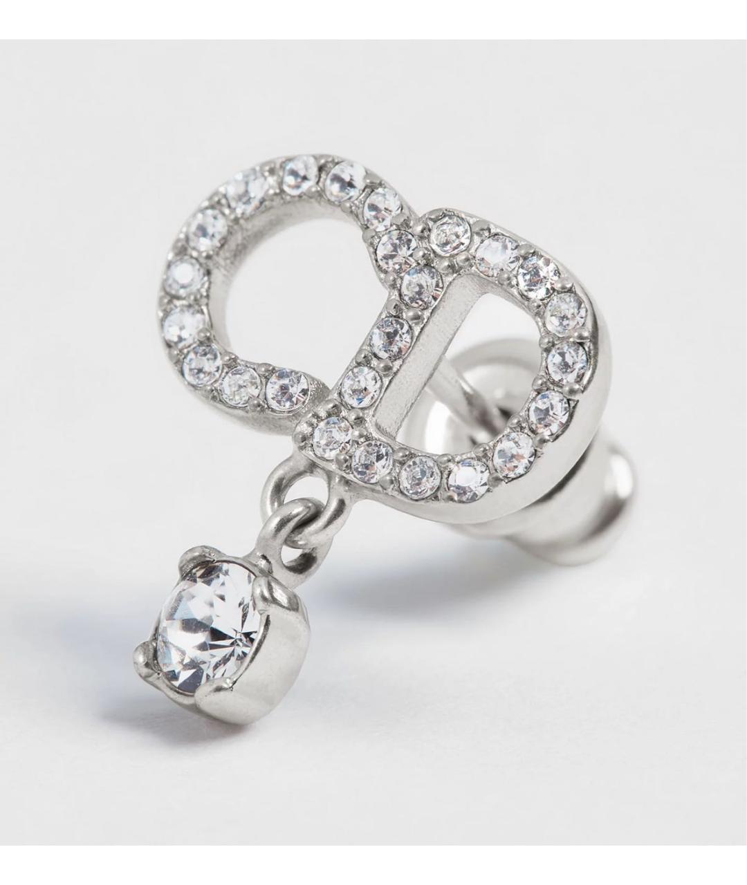 CHRISTIAN DIOR Серебряные металлические серьги, фото 4