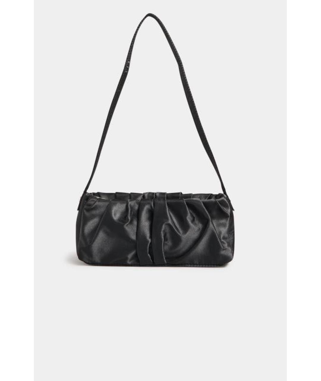 PATRIZIA PEPE Черная сумка с короткими ручками из искусственной кожи, фото 3