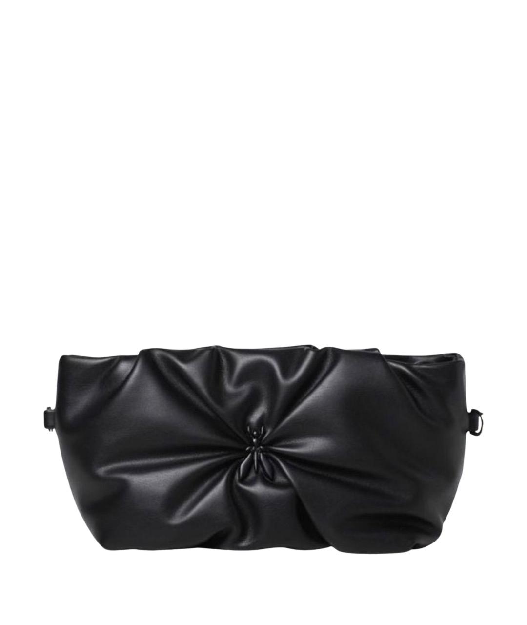 PATRIZIA PEPE Черная сумка с короткими ручками из искусственной кожи, фото 1