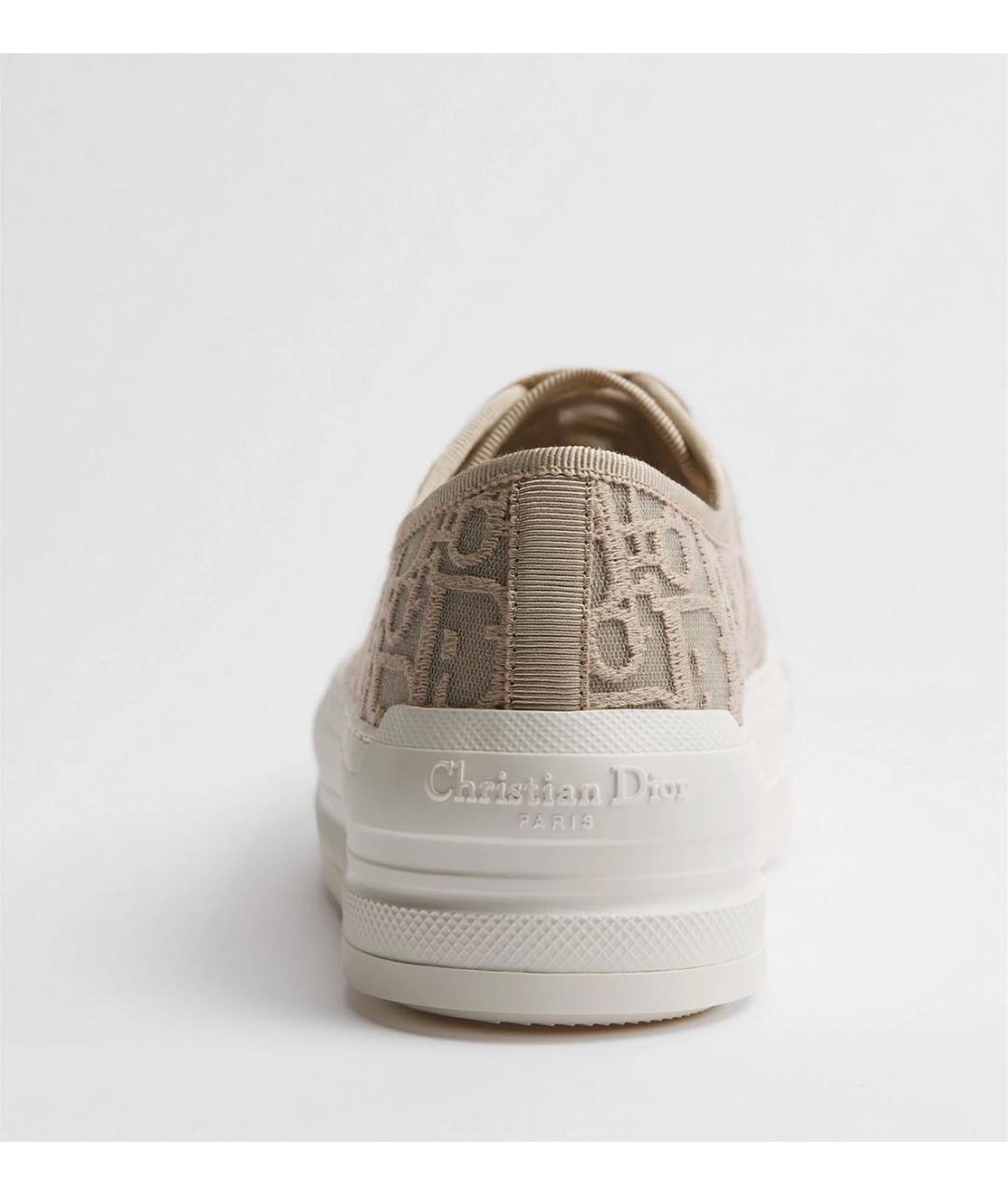 CHRISTIAN DIOR Бежевые кеды, фото 4