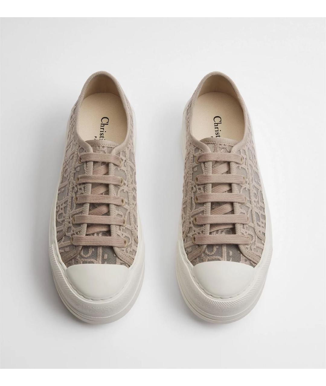 CHRISTIAN DIOR Бежевые кеды, фото 3