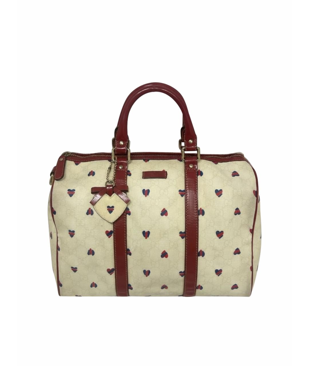 GUCCI Белая сумка с короткими ручками, фото 1