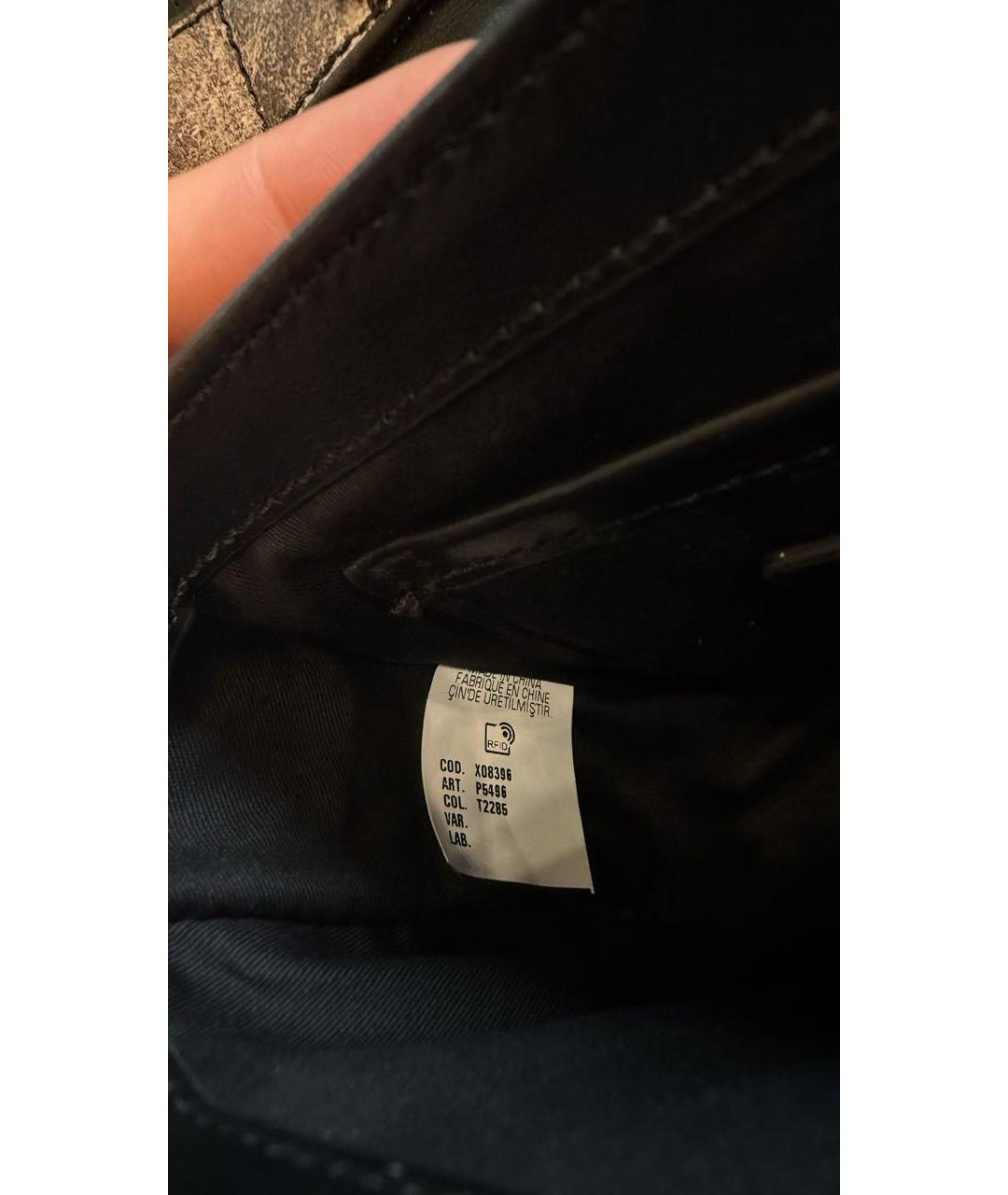 DIESEL Коричневая кожаная сумка через плечо, фото 4