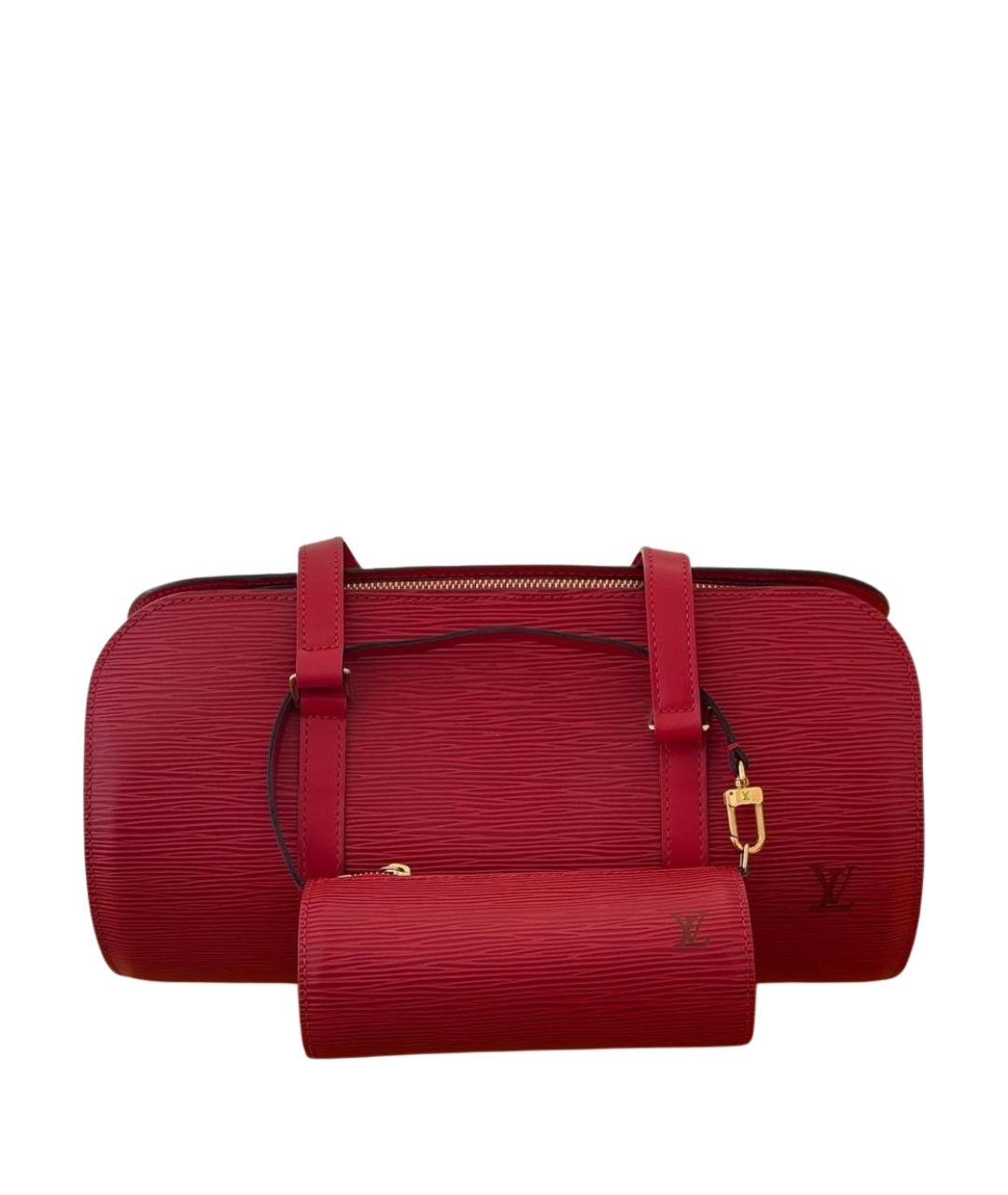 LOUIS VUITTON Красная кожаная сумка через плечо, фото 1