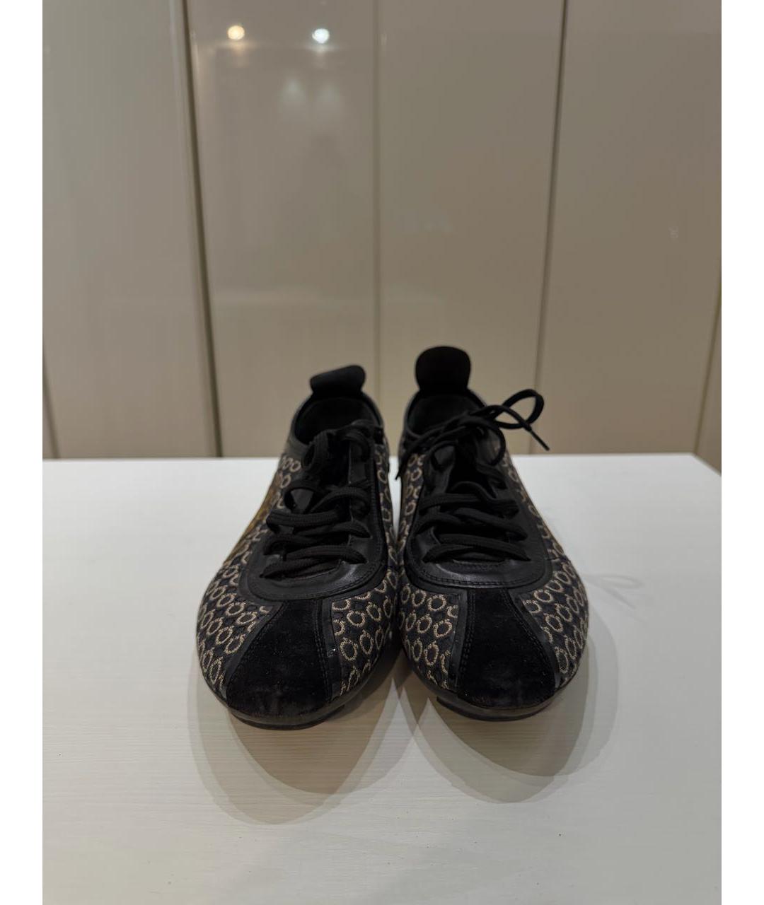 FERRAGAMO Черные кроссовки, фото 2