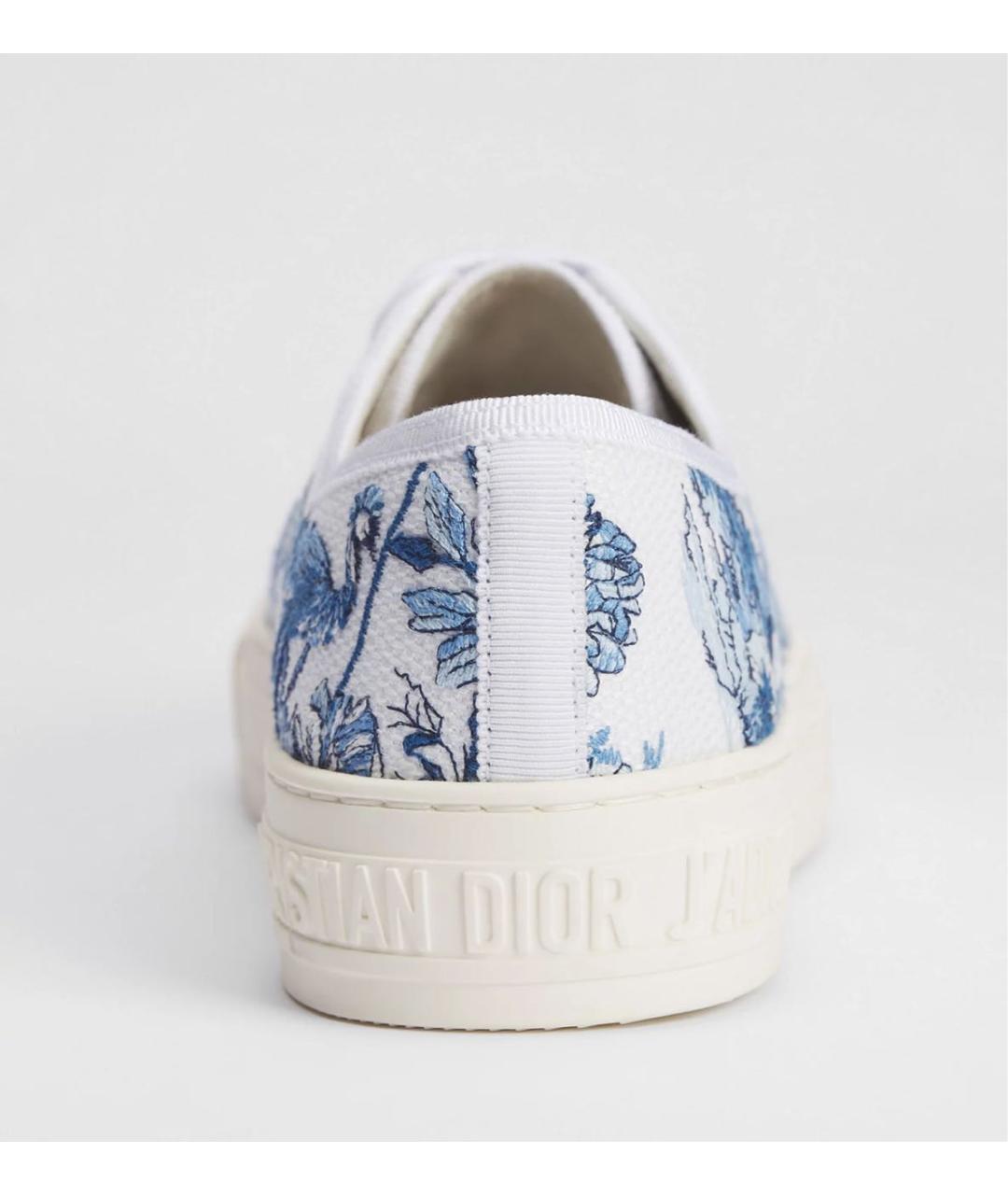 CHRISTIAN DIOR Белые текстильные кеды, фото 4