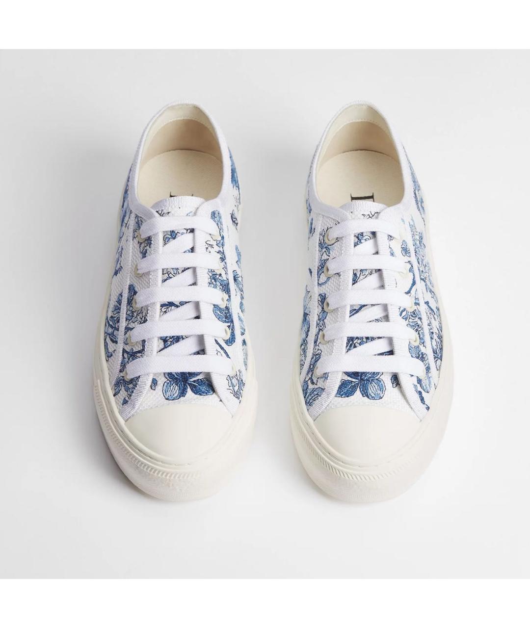 CHRISTIAN DIOR Белые текстильные кеды, фото 3