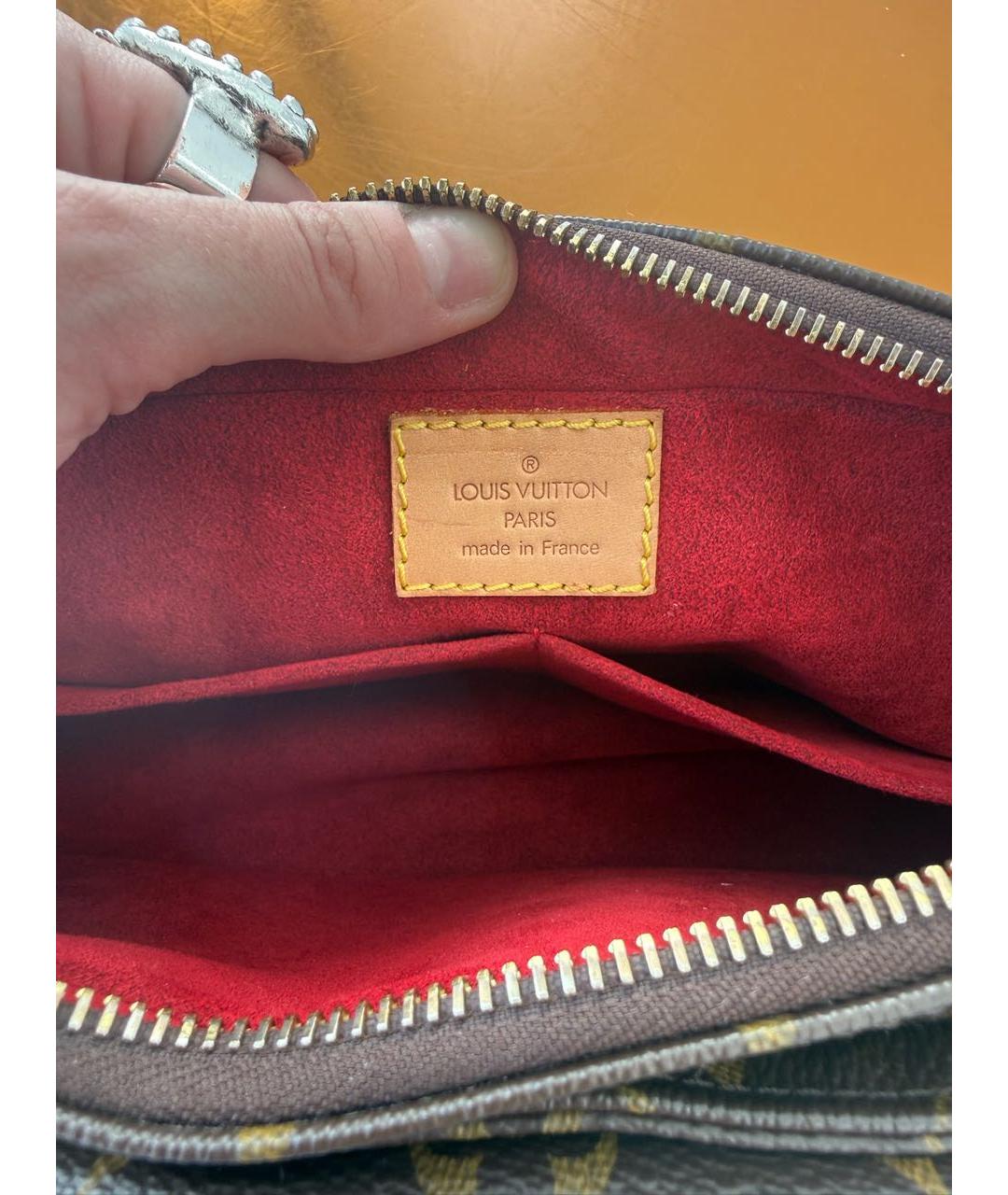 LOUIS VUITTON Коричневая сумка через плечо, фото 8