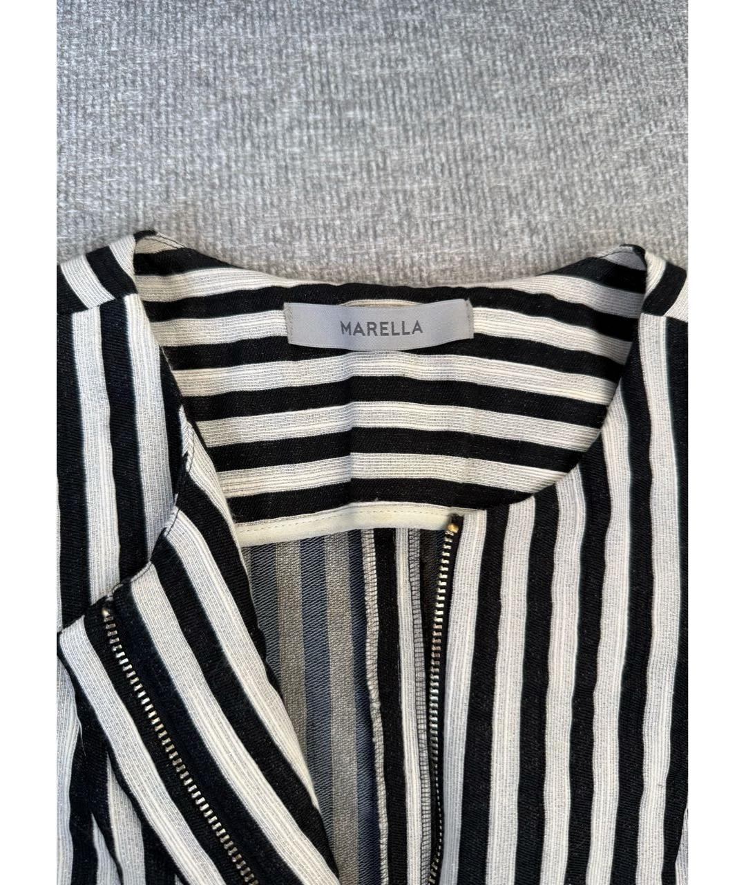 MARELLA Белое хлопковое повседневное платье, фото 5