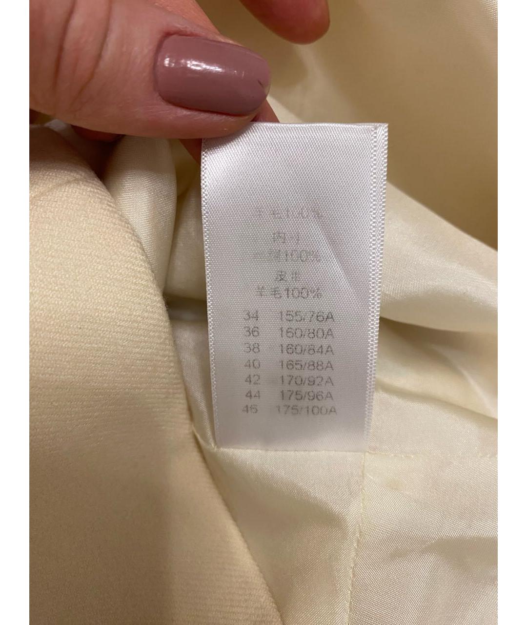 CELINE Бежевый шерстяной жилет, фото 7