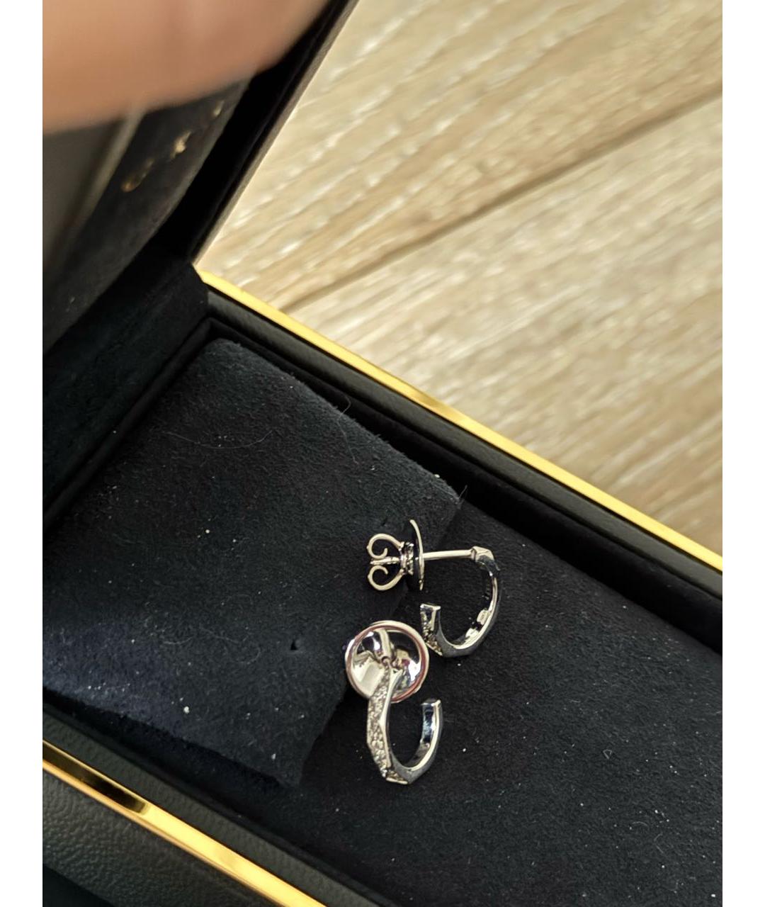 GRAFF Серебряные серьги из белого золота, фото 4