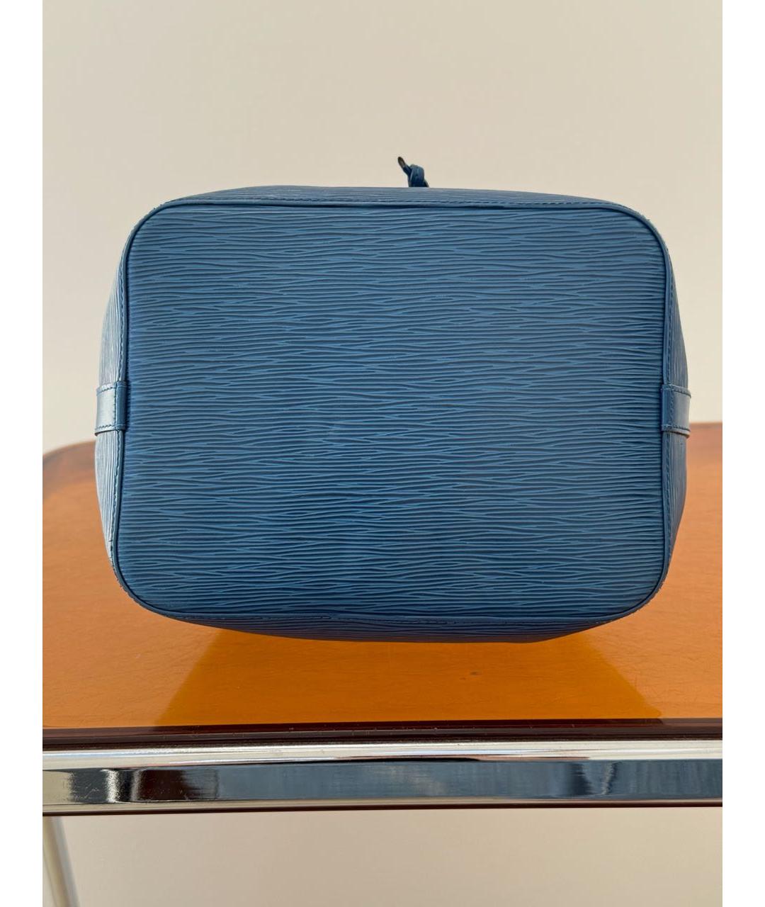 LOUIS VUITTON Синяя кожаная сумка через плечо, фото 6