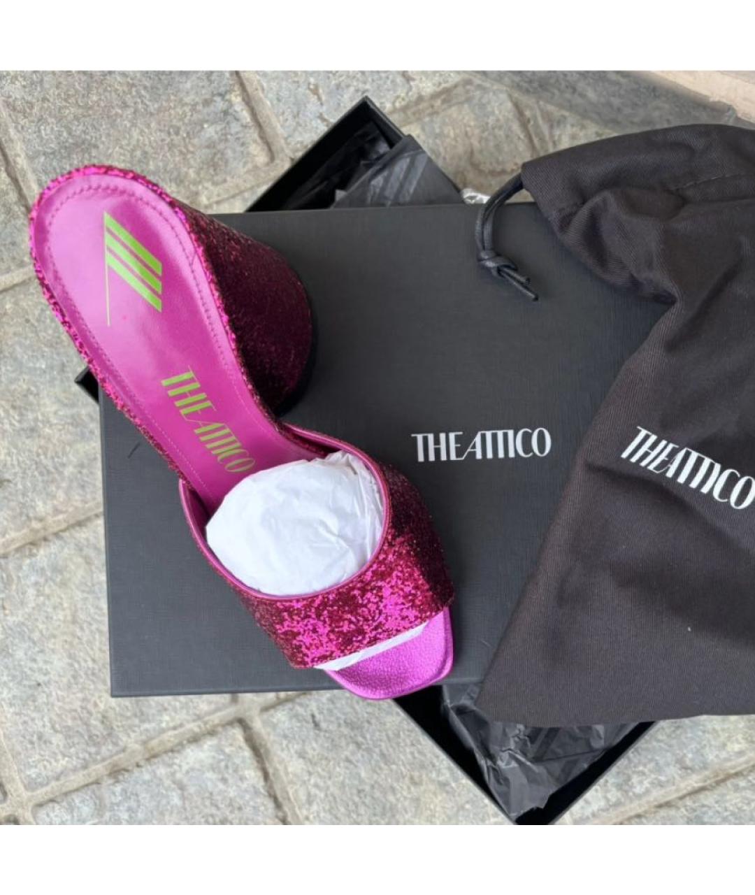 THE ATTICO Фуксия мюли, фото 3