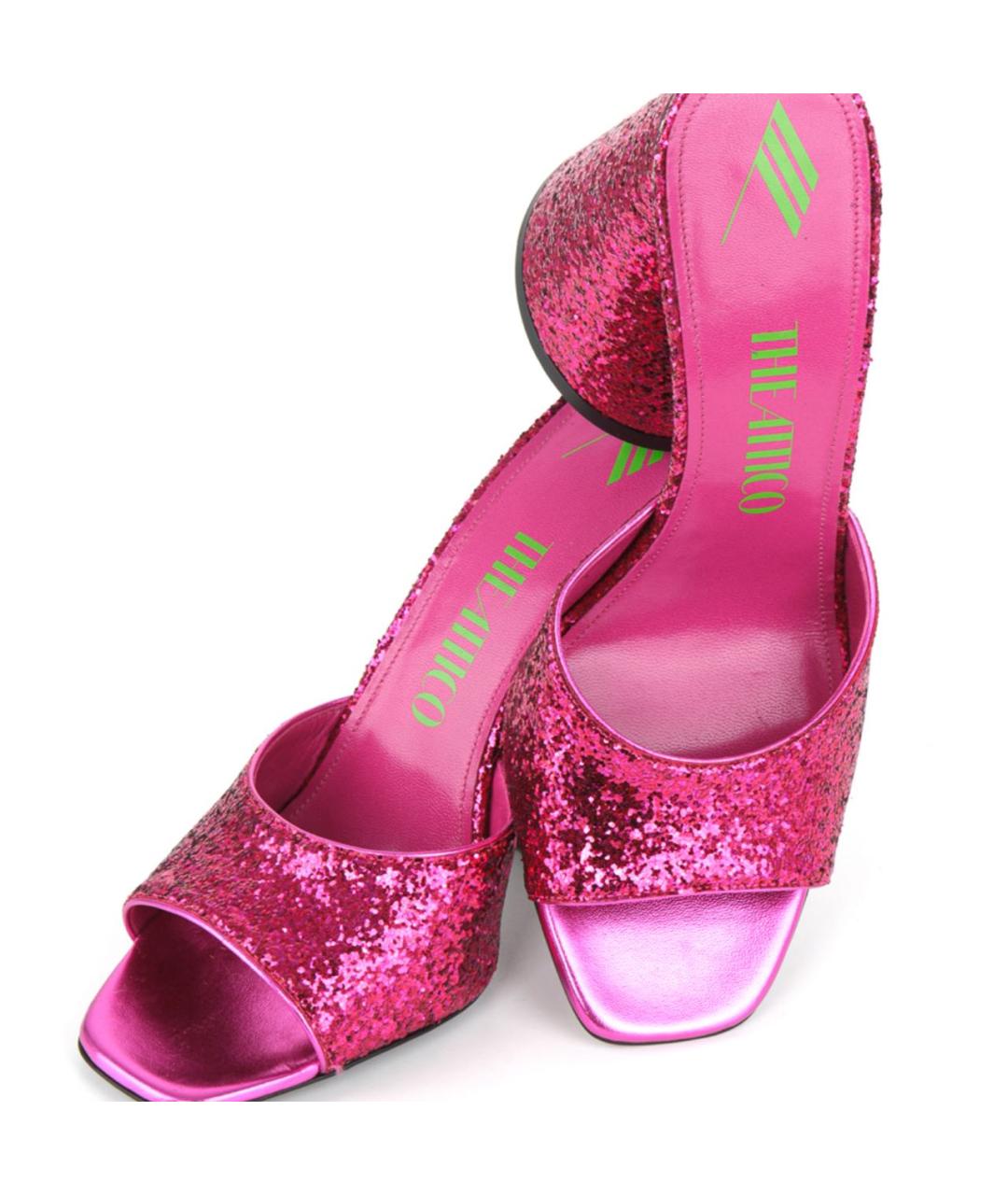 THE ATTICO Фуксия мюли, фото 6