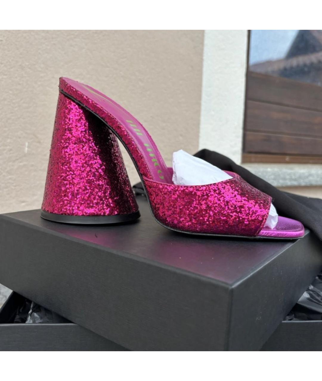 THE ATTICO Фуксия мюли, фото 2