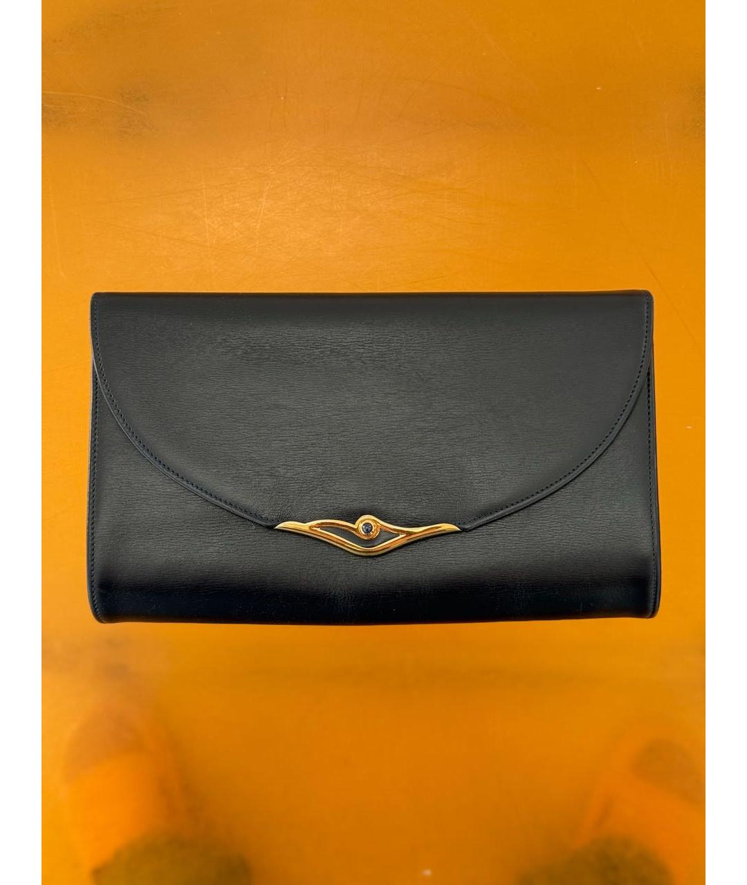 CARTIER Черная кожаная сумка через плечо, фото 7