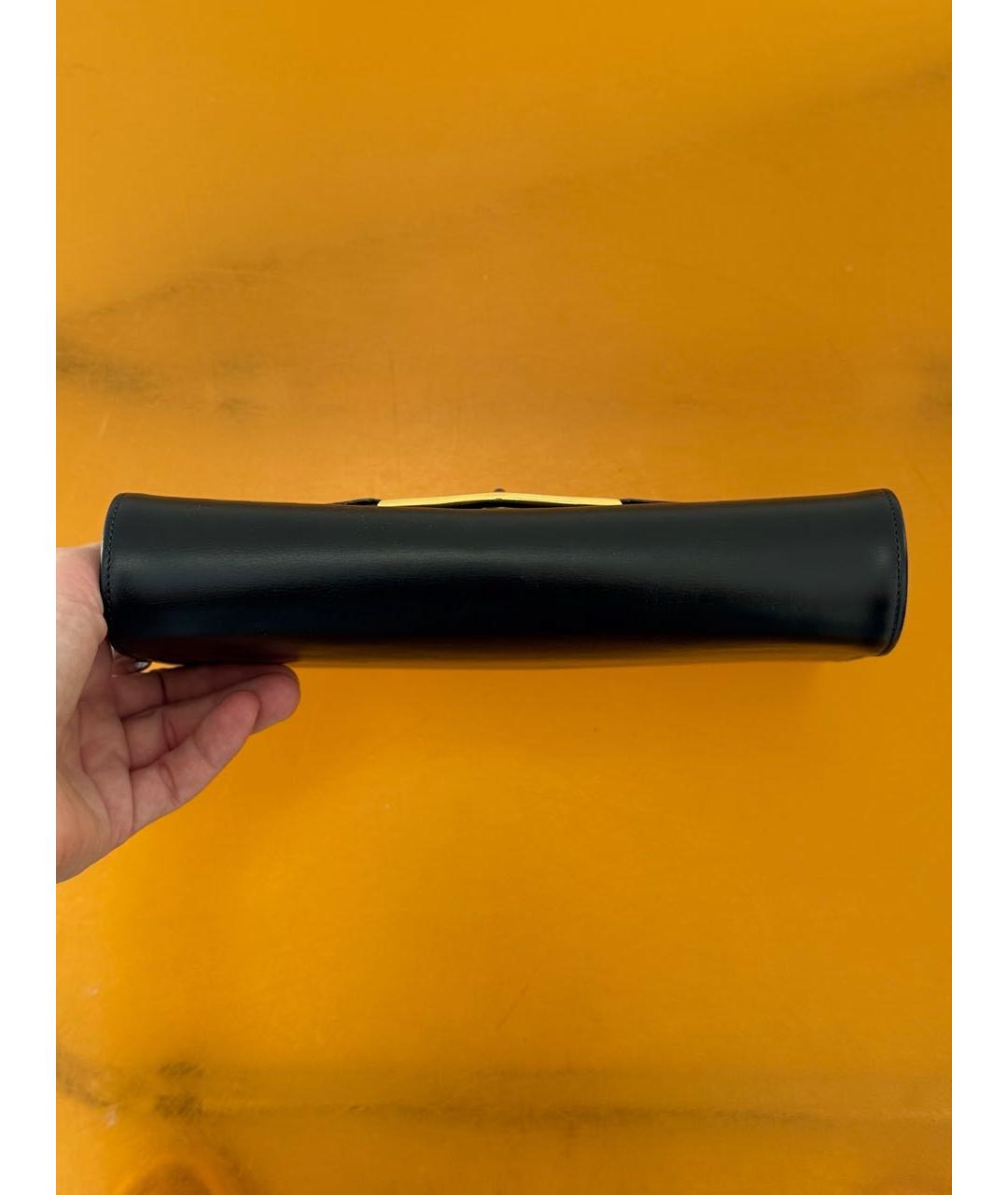 CARTIER Черная кожаная сумка через плечо, фото 5