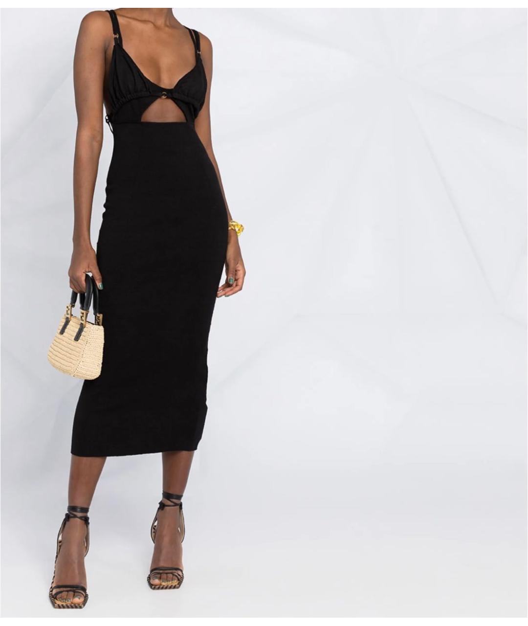 JACQUEMUS Черное повседневное платье, фото 2