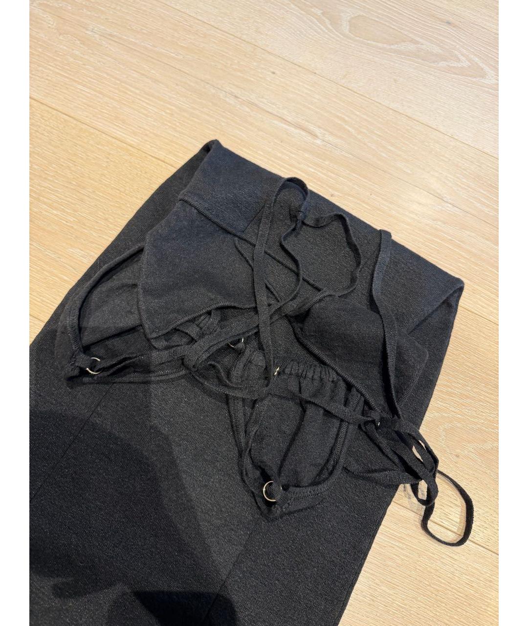 JACQUEMUS Черное повседневное платье, фото 7