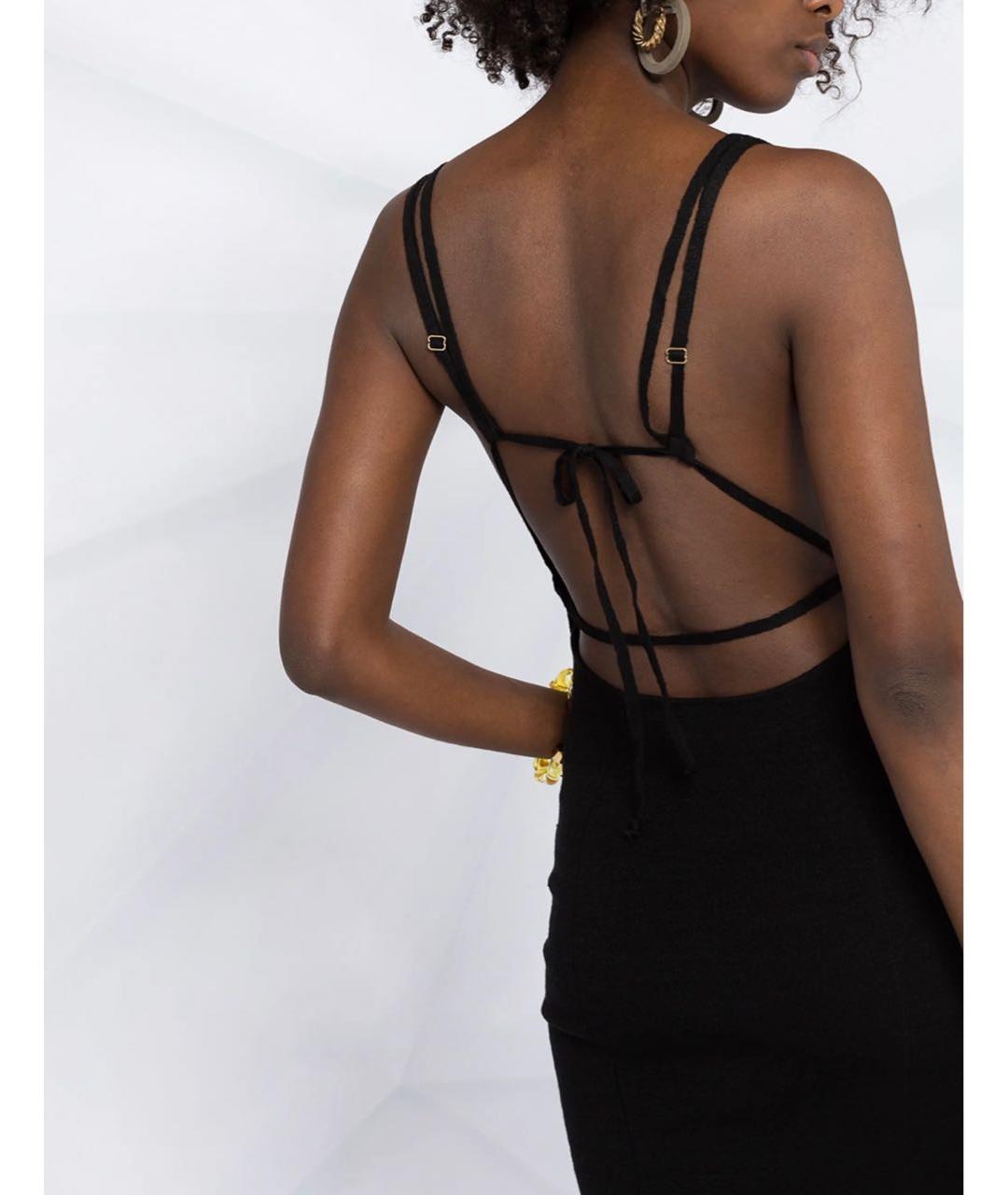 JACQUEMUS Черное повседневное платье, фото 3