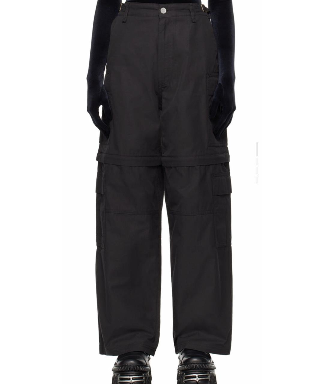 VETEMENTS Черные брюки широкие, фото 8