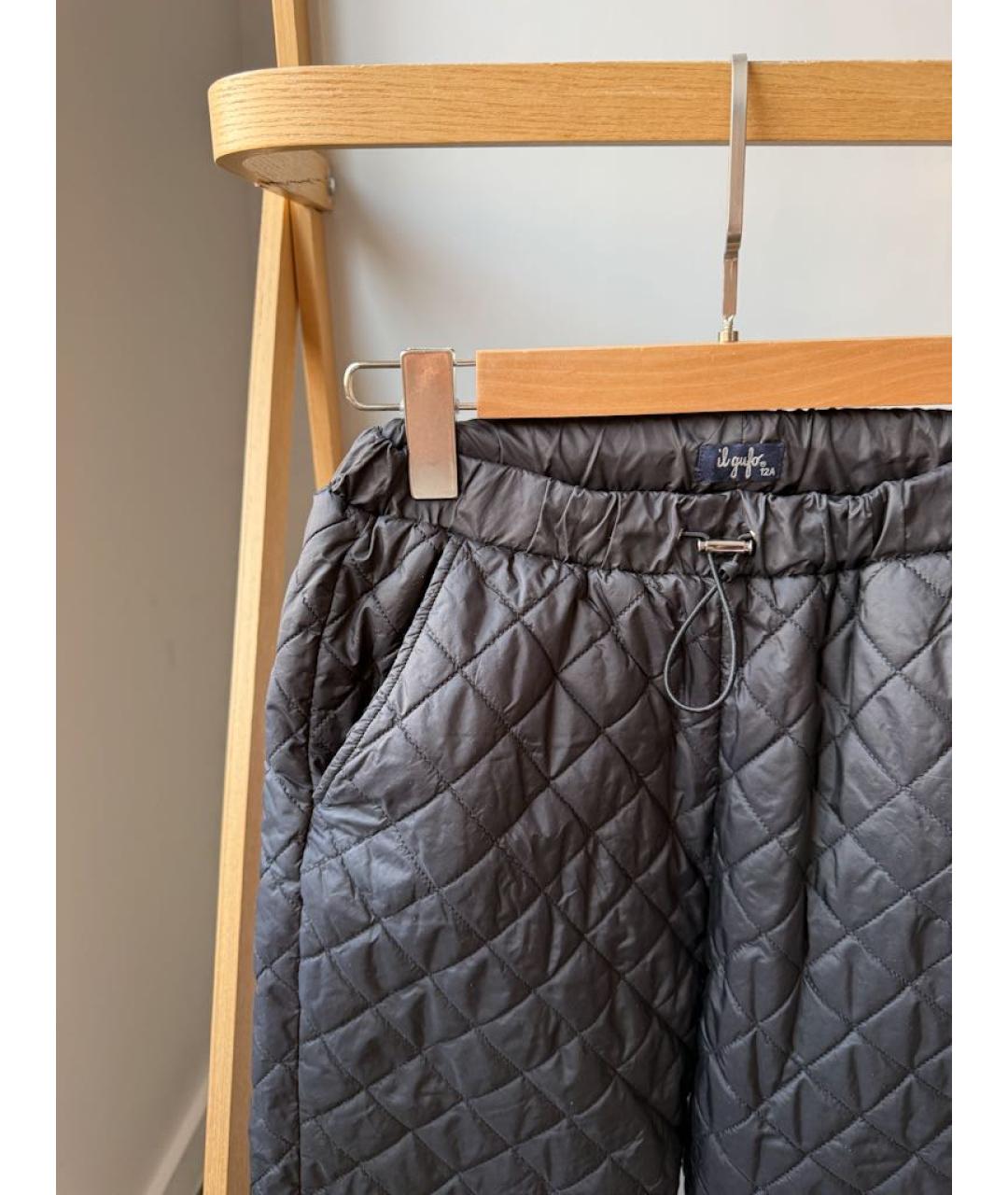 IL GUFO Черные брюки и шорты, фото 4