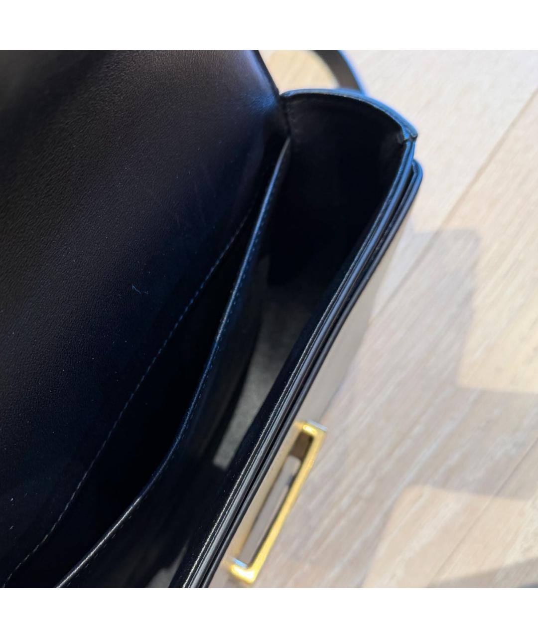 CELINE Черная кожаная сумка через плечо, фото 7