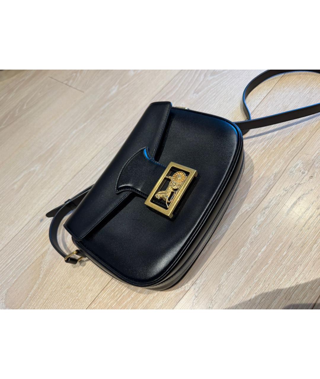 CELINE Черная кожаная сумка через плечо, фото 2