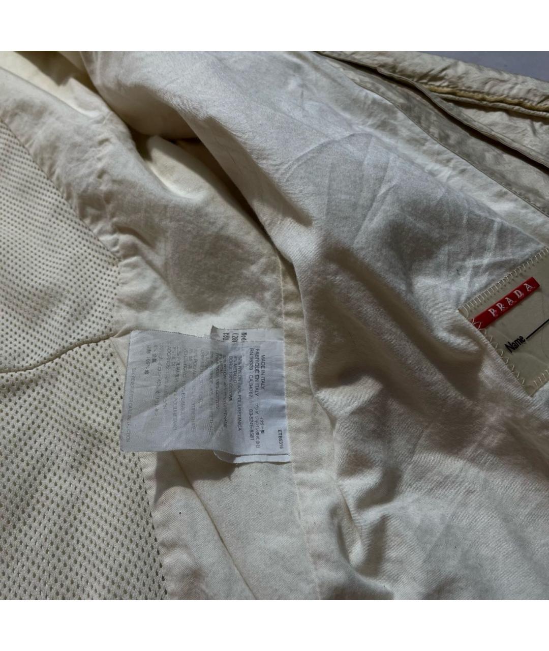 PRADA Бежевый тренч/плащ, фото 6