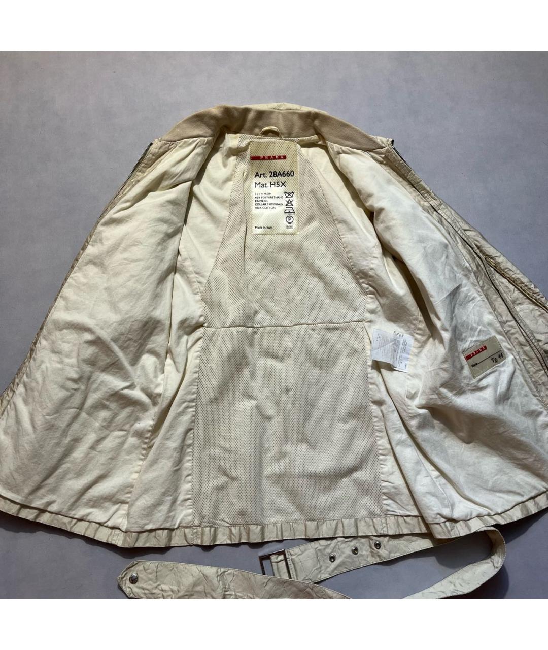 PRADA Бежевый тренч/плащ, фото 2