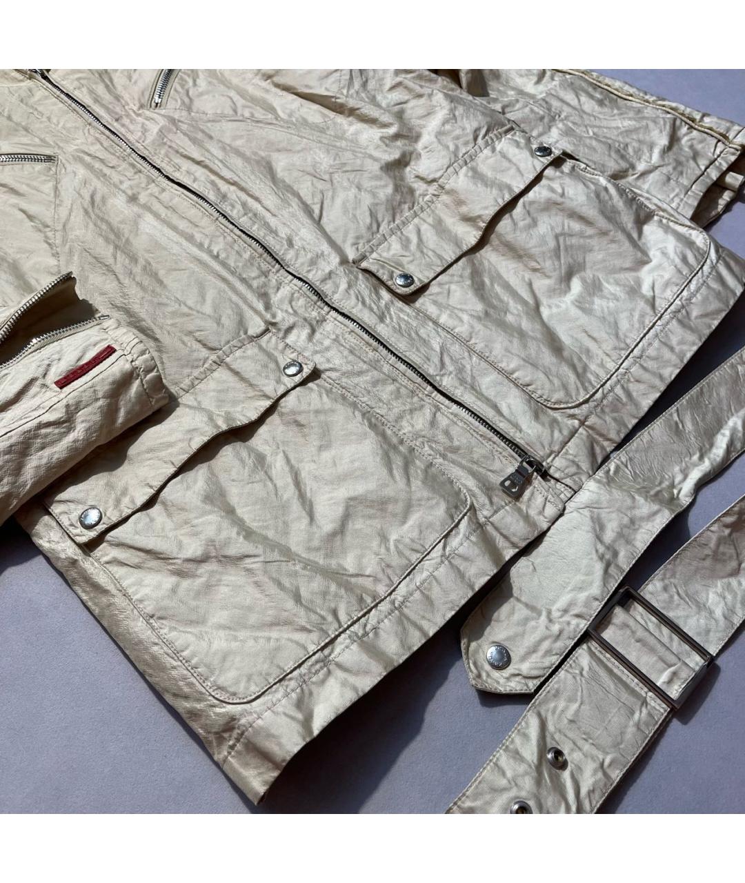 PRADA Бежевый тренч/плащ, фото 5