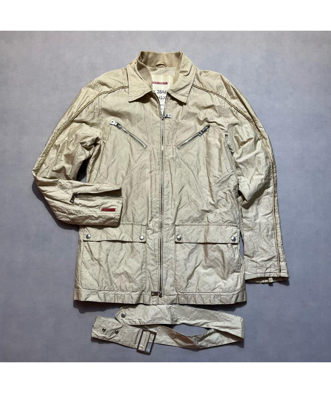 PRADA Бежевый тренч/плащ, фото 9