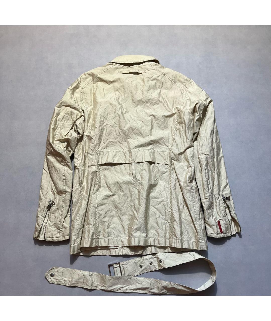 PRADA Бежевый тренч/плащ, фото 4