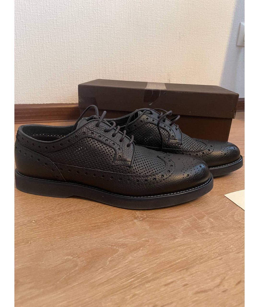 DOUCAL'S Синие кожаные туфли, фото 6