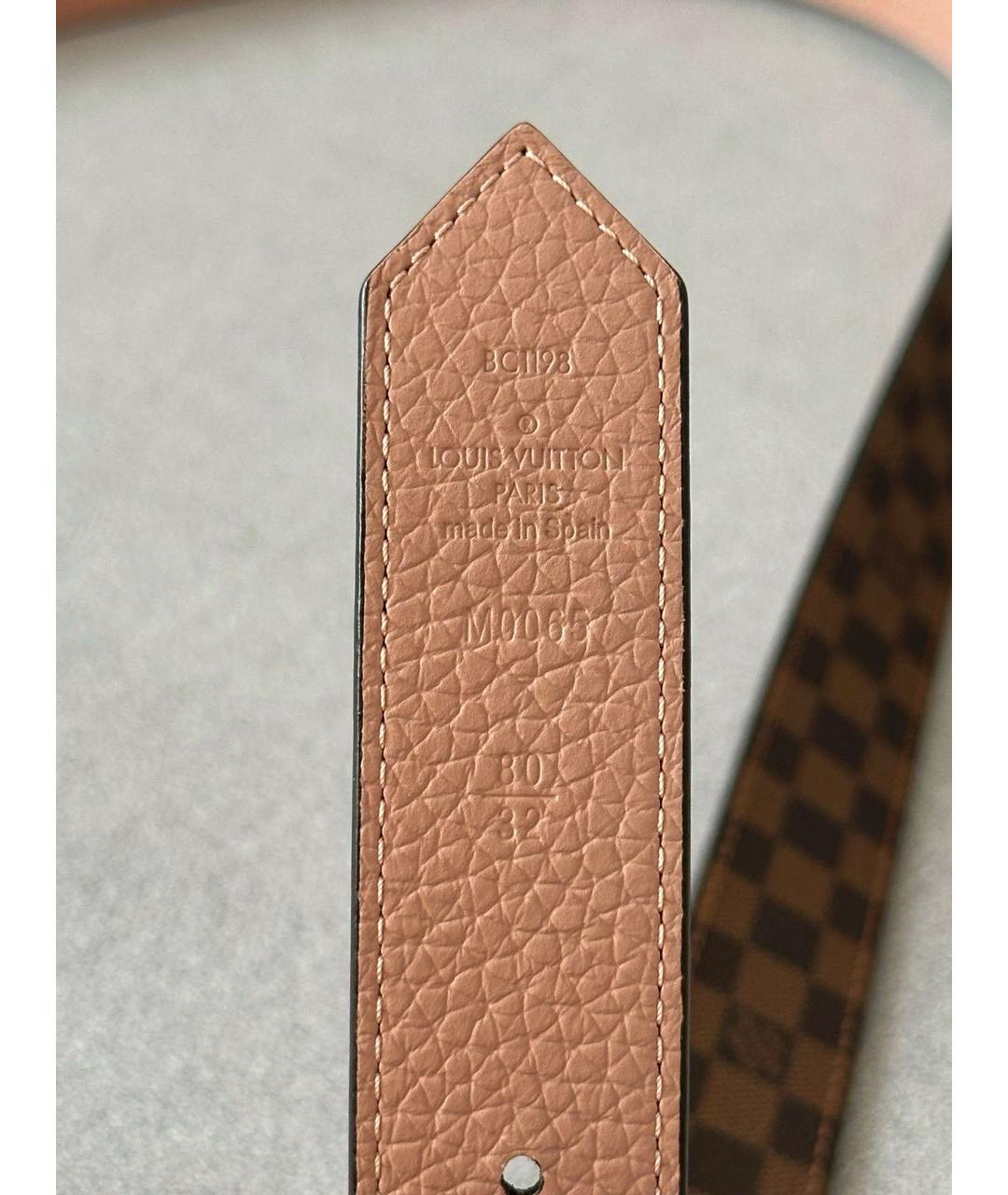 LOUIS VUITTON Коричневый ремень, фото 8