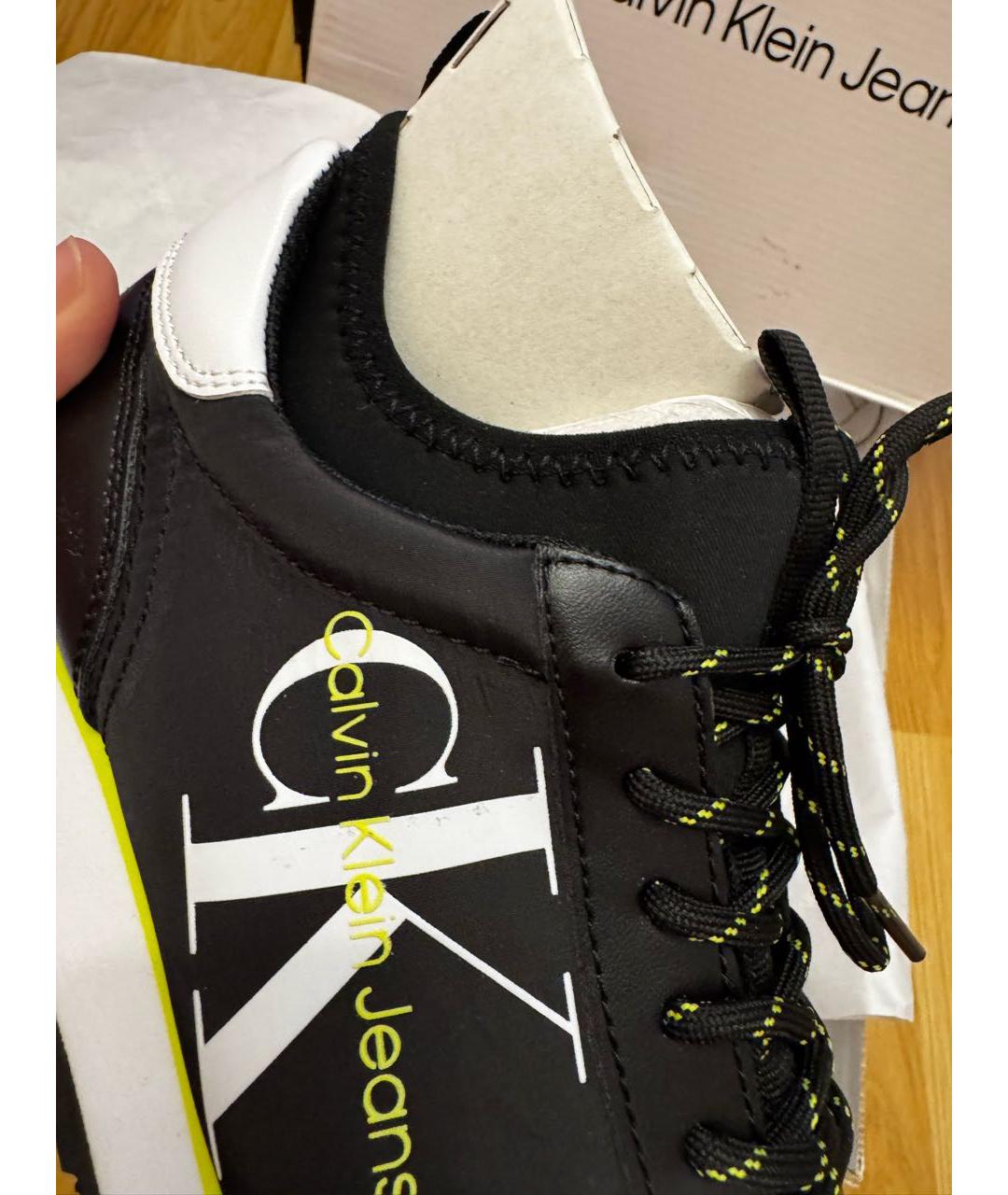 CALVIN KLEIN Черные кроссовки, фото 5