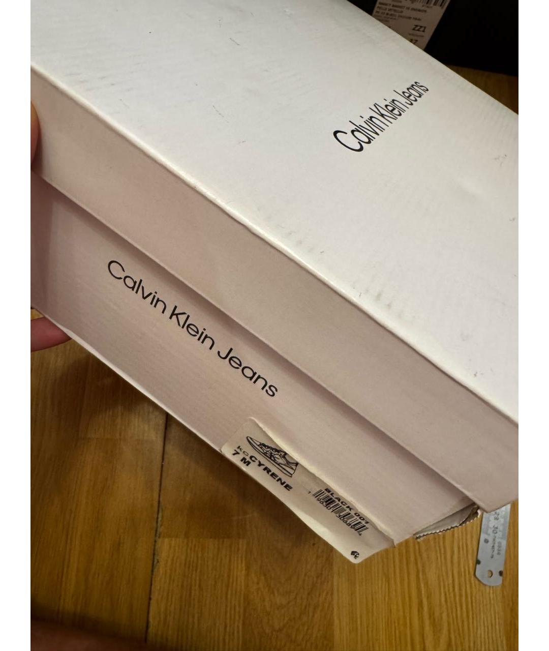 CALVIN KLEIN Черные кроссовки, фото 7