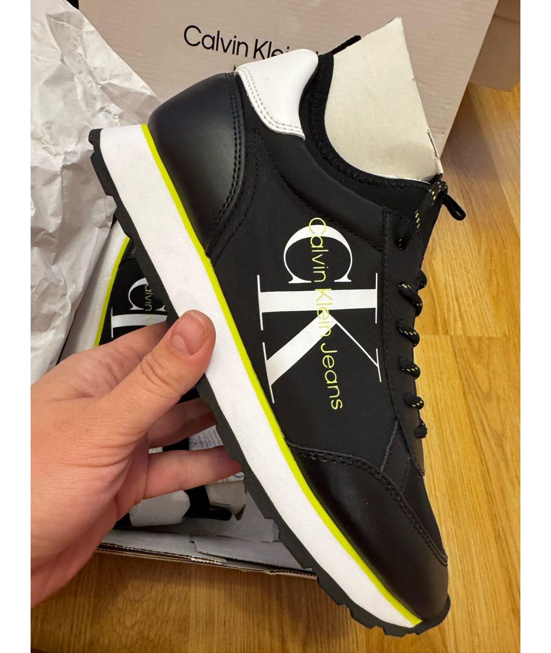 CALVIN KLEIN Черные кроссовки, фото 8