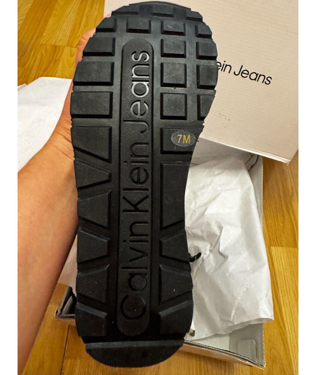 CALVIN KLEIN Черные кроссовки, фото 4