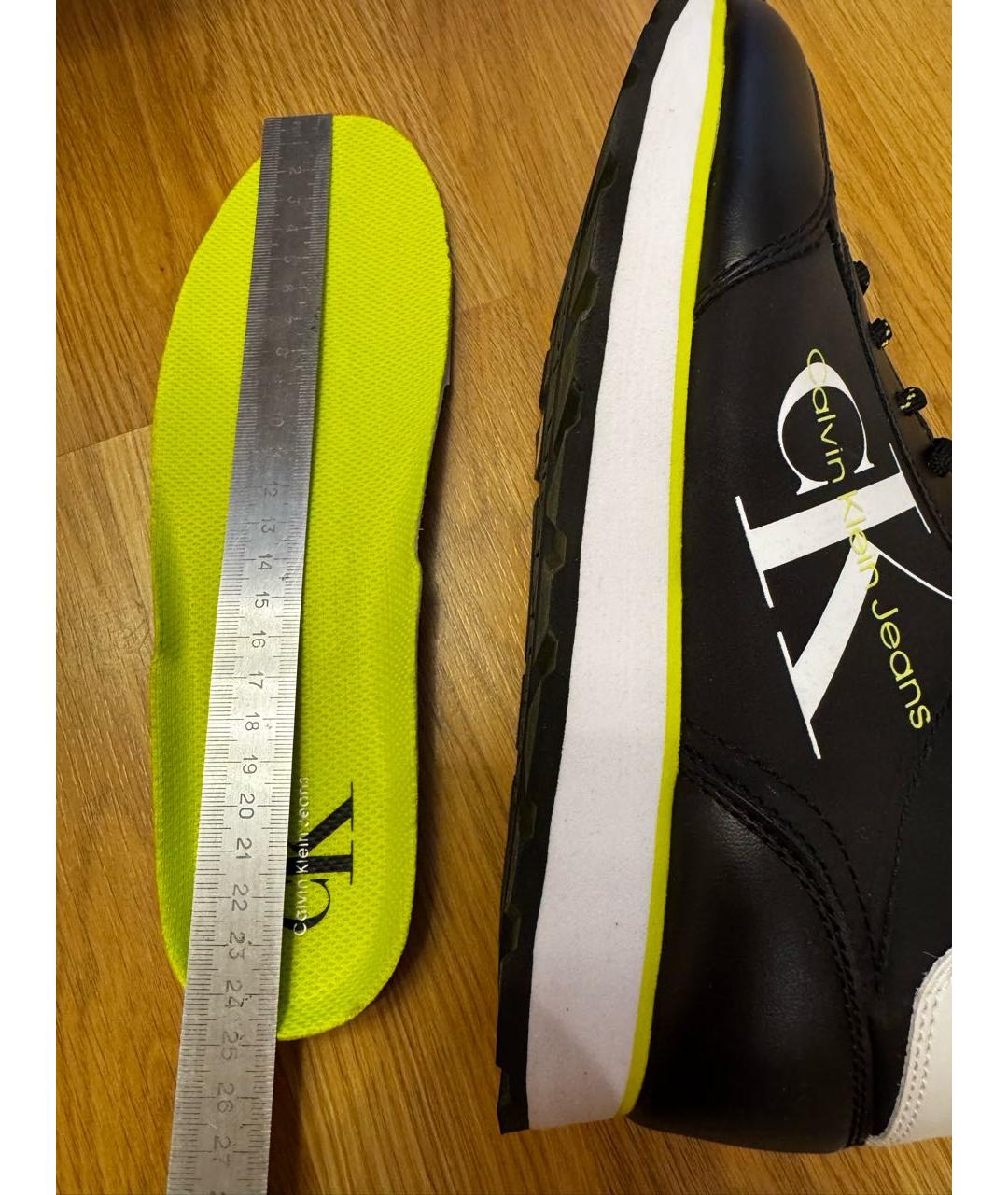 CALVIN KLEIN Черные кроссовки, фото 6